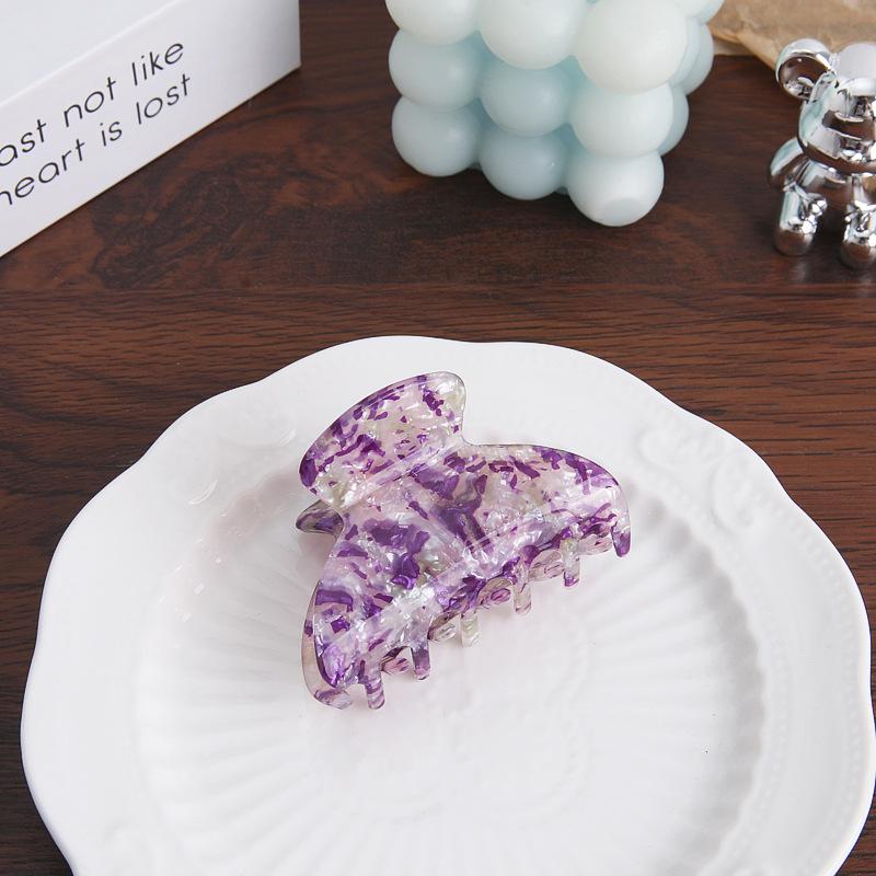 Высококачественная французская имитация ацетата заколка для волос «Маленький монстр» - Элегантная маленькая заколка-акула для женской прически