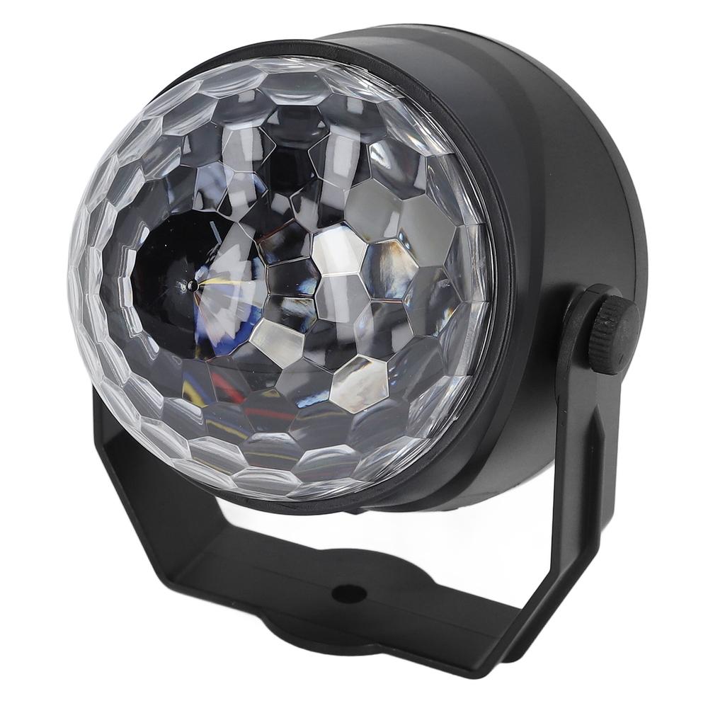 5V Colorful Rotating Stage Light USB 3 Music Activated Modes 7 Colors Voice Control Light Bulb for S