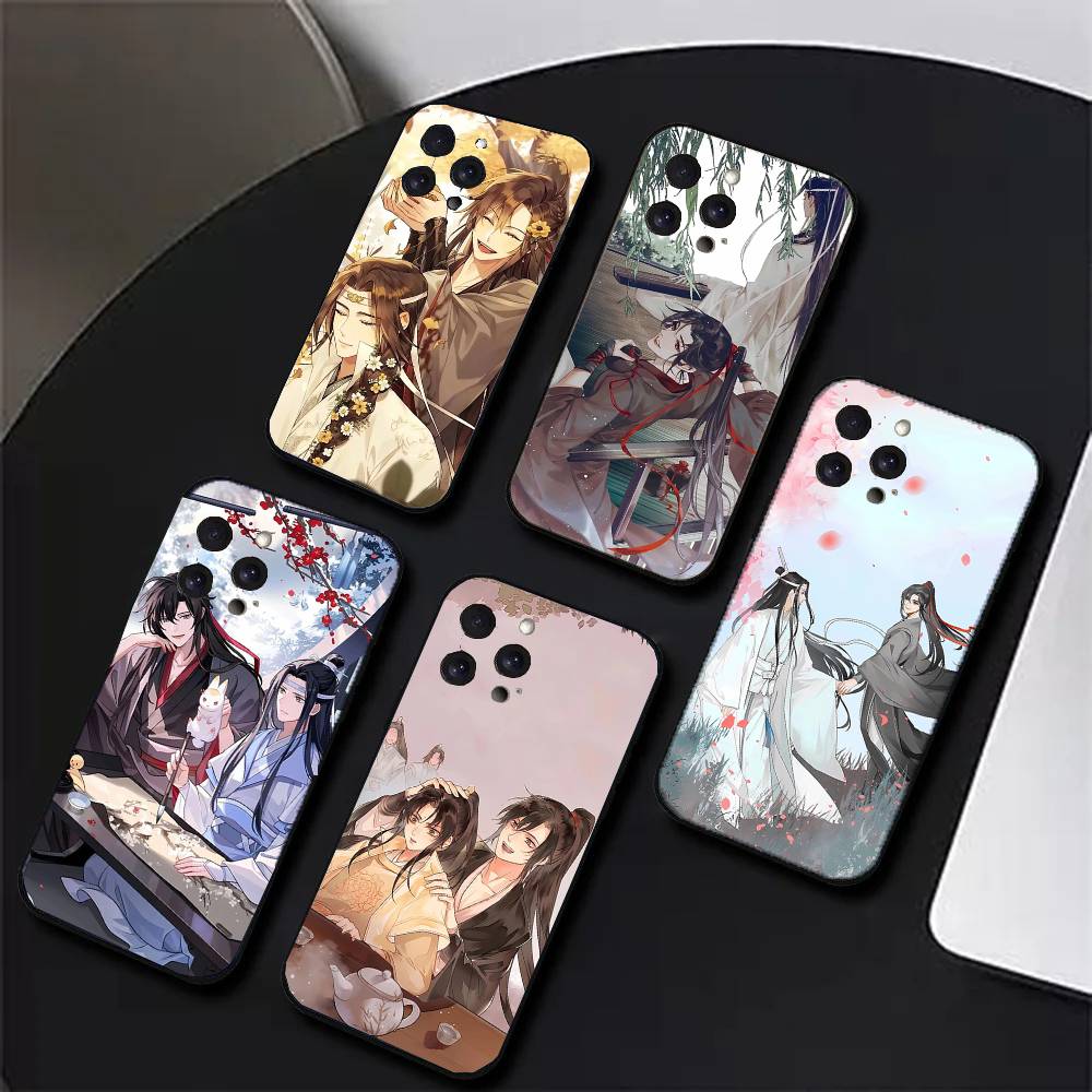 Чехол для телефона 'Основатель Дьяволизма Комиксы' для IPhone 17 Air 16 15 14 13 Pro Max 11 12 Черный Силиконовый Чехол