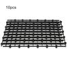 10Pcs Plastic Splicing Aquarium Filter Bottom Grid Plate Screen for Aquarium Fish Tank UseBlack
