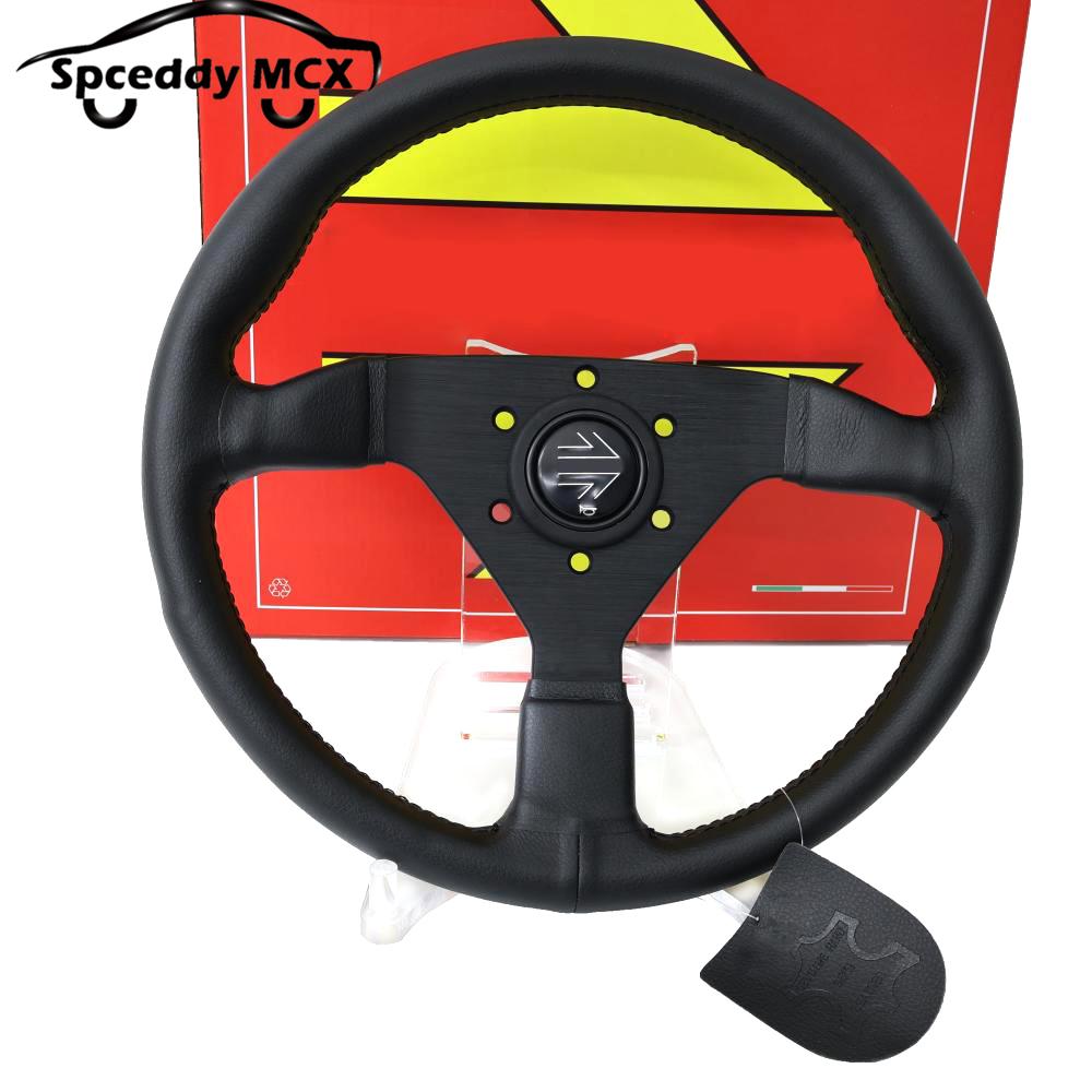 Drift Racing Steering Wheel 320mm 12.5inch/13inch JDM V2 Black Suede Leather Steering Wheels