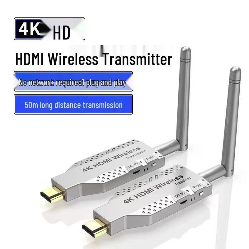 Беспроводной HDMI-передатчик 1080P и устройство для дублирования экрана, дальность 50 м
