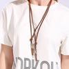 Fashion Handmade Vintage Necklace Leather Chain Choker Arrow Pendant