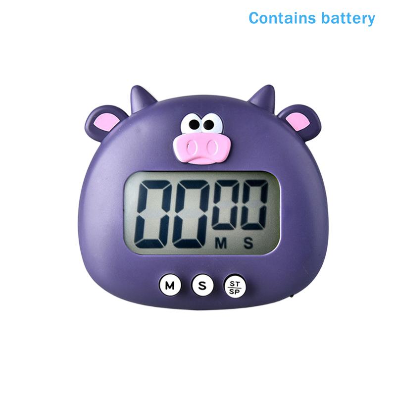 ADigital Timer For Kid Study Kitchen Countdown Alarm Clock Child Study Timer Cute Animals Timer Kitchen Cooking Gadgets Gift3