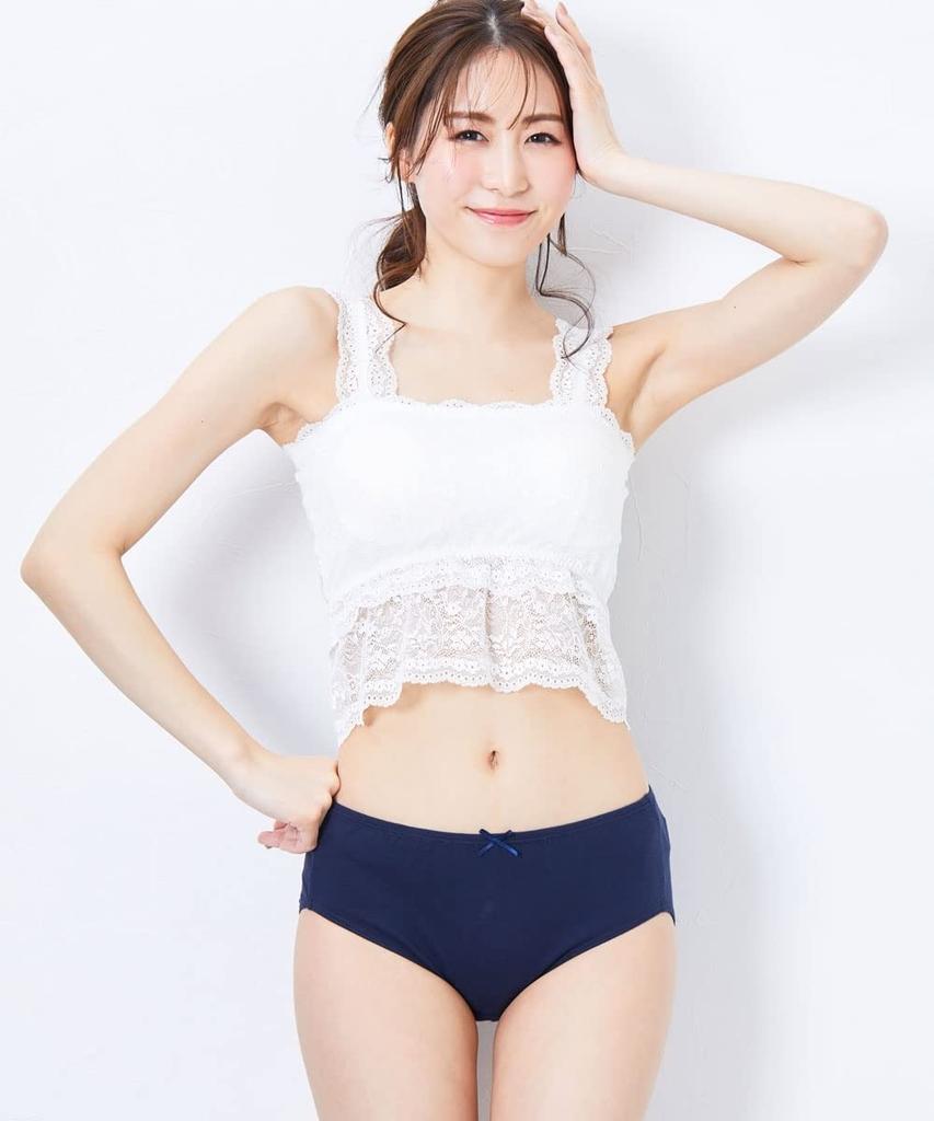 Nissen Regular Shorts and Pants Cotton Solid Elastic Size Monochrome Women's Set, 8-Piece Set, 100% Jersey, Color, Non-Slip, Innerwear, L,