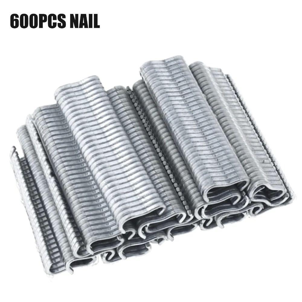 600pcs M Clips Cage Repair Pliers Farm Cage Tong Fencing Fastener Pig Ring Pliers Binding