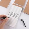 School Supplies Office Planner Schedule Kraft Paper Agenda Notebook Memo Pad Notepad To Do List
