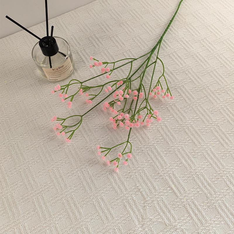 Искусственные гипсофилы и незабудки, 108 головок, пластиковые цветы для декора дома и свадьбы – Цветочная композиция в лесном стиле