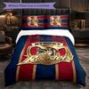 Sydney Roosters Customized Name Text Bedding Set, 1 Duvet Cover & 2 Pillowcases Personalized Bedroom Gift
