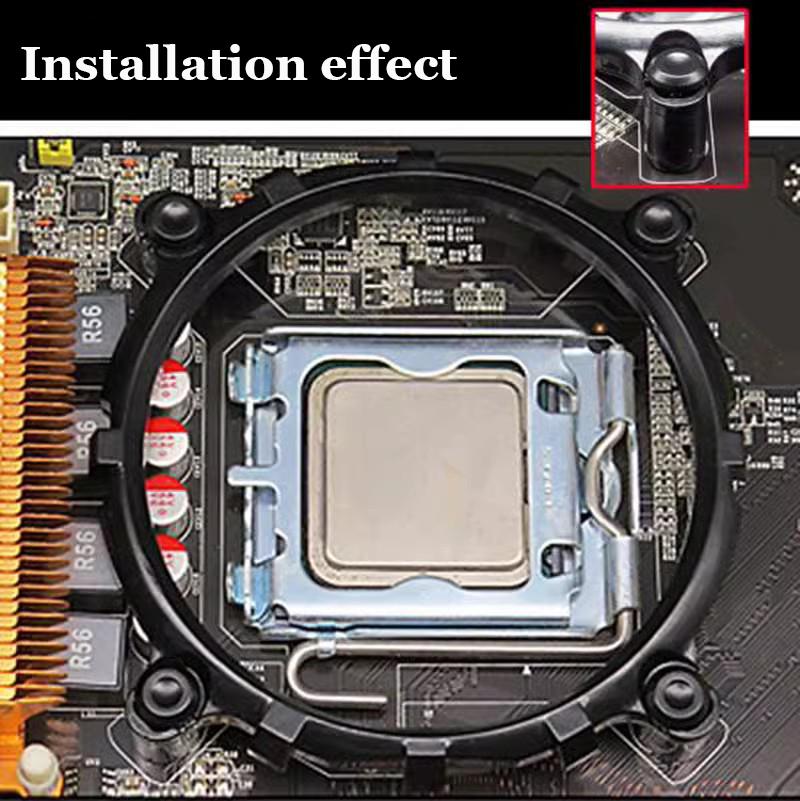 Int Motherboard Bracket 1366/115X/775 Heat Sink Fan CPU Base Motherboard Bracket 12th Generation CPU Base