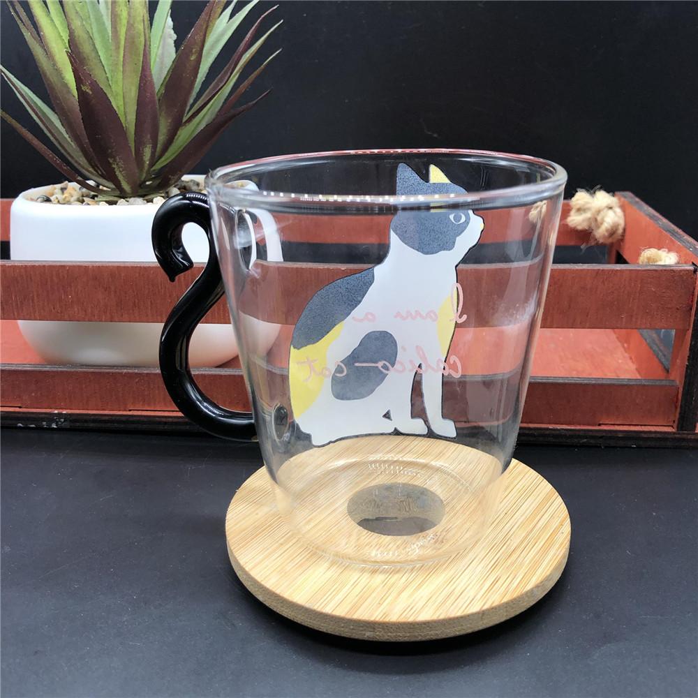 Настоящий выстрел, кофе, молоко, чай, стеклянная чашка для воды, мультяшная креативная милая кружка с котом, красное вино, пиво, бокалы для шампанского, детская бутылка, многоразовая