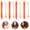Perm Rod Hair Roller Rubber Band Hair Rollers Set Hair Clip Curling Fluffy Wavy Hair Home Hair Styling Clip Salon Hairdress