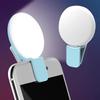 Light Mobile Phone Fill Flash Lens Portable LED External Fill Light Mini Circular Fill Light Clip For IPhone