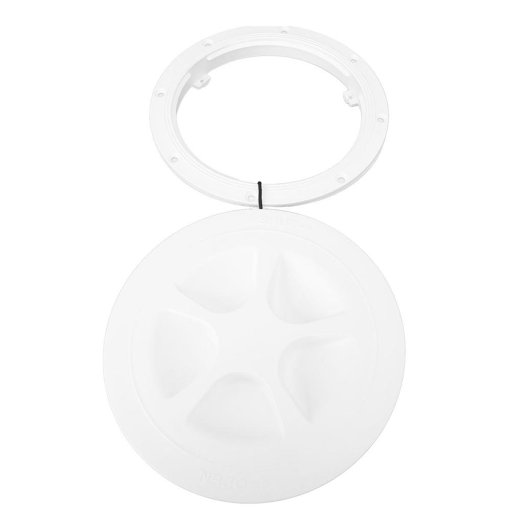 6-дюймовая палубная пластина для лодки, круглая, инспекционная, крышка, съемная крышка для морской яхты, каяка, черная