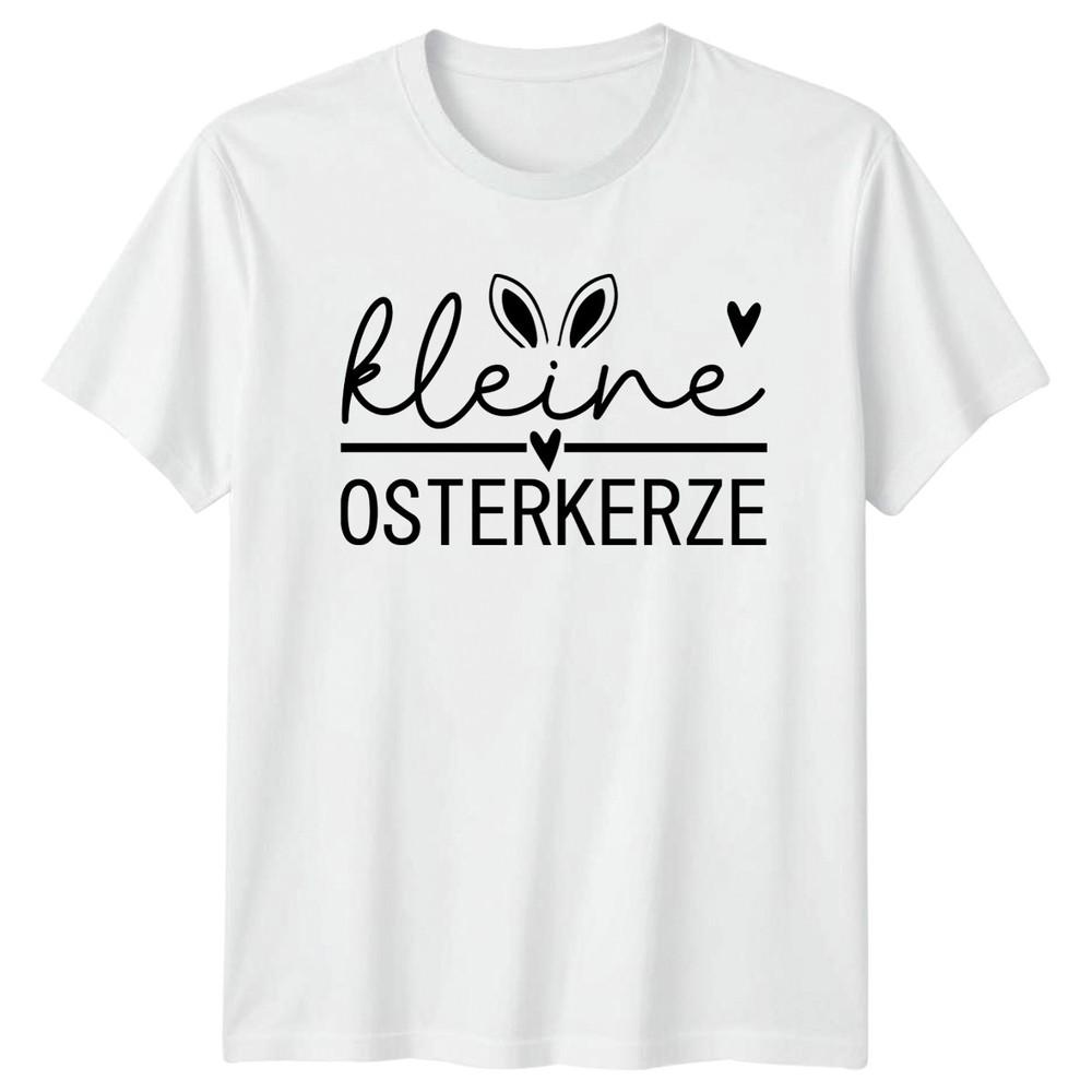 Kleine Osterkerze TShirt GerUnisex Sayings Easter Easter Gift For Him And Her