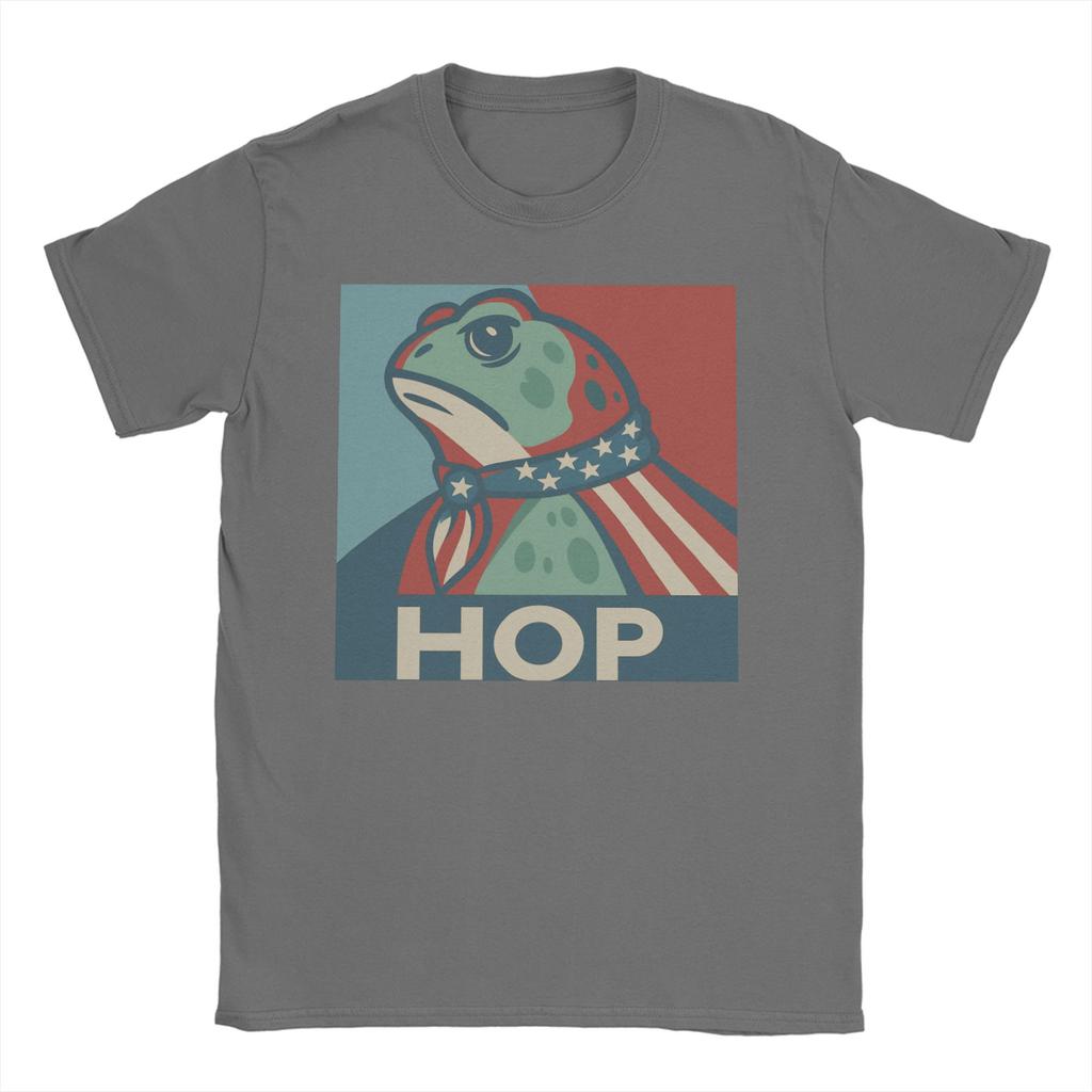 Мужская футболка Portland Frog Resist  Смешная футболка с коротким рукавом и круглым вырезом  100% хлопок Подарочная одежда