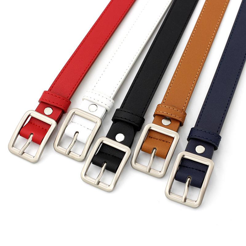 Женщины С Джинсами Широкий Пояс Студенческий Колледж Стиль Тонкий Пояс Модный Пояс