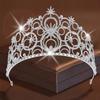 Water Drop Crystal Bubble Crown Elegant Women Head Ornament High Quality Princess Crown for Women