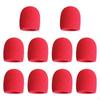 10 Pieces Handheld Microphone Cover Protection Windscreen Mic Sleeves Portable Sponge Foam