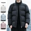 Мужские осенне-зимние куртки с хлопковой подкладкой, Модная верхняя одежда для улицы, Утепленная молодежная одежда с хлопковой подкладкой, защищающая от холода