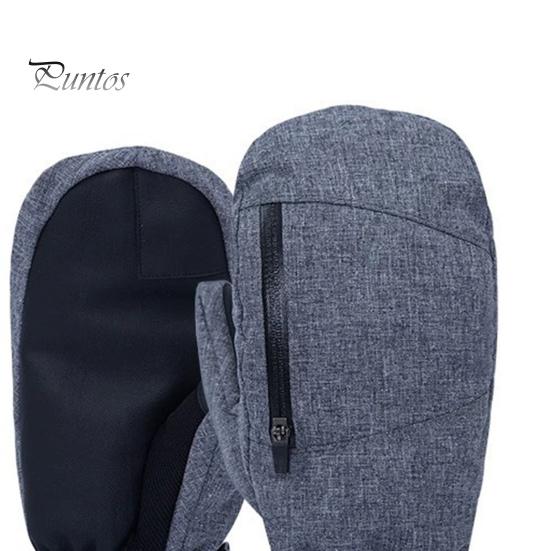 Зимние лыжные перчатки с сенсорным экраном, водонепроницаемые термоперчатки для снега, толстые теплые варежки для катания на лыжах, сноуборде, спорта на открытом воздухе