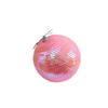 10 см блестящие елочные шары подвеска блестящие розовые рождественские подвесные шары пенопласт небьющиеся веселый рождественский декор