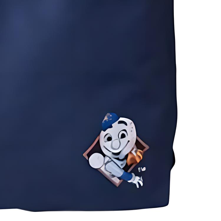New Era × MLB Collaboration New York Mets Casual Versatile Zipper Fabric Backpack Unisex backpack Blue 14178156
