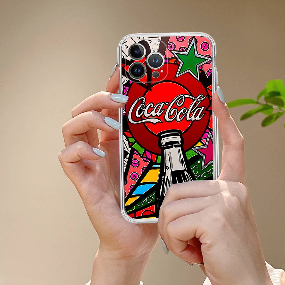 Hot C-Coca Drinks C-Cola Phone Case For IPhone 17 16 14 11 12 13 15 Pro Max 14 Plus 17 Air Cover