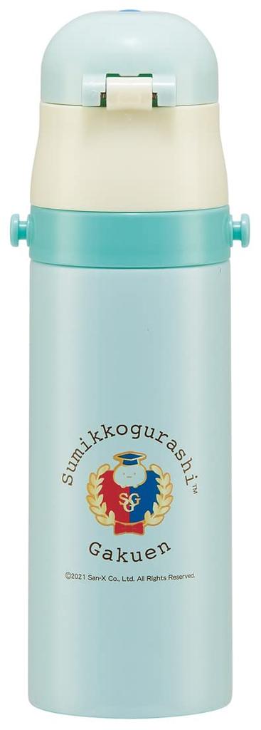 Skater Water Direct Sumikko Gurashi 68mm Diameter x 230mm Stainless for SDC4 Children's Bottle, Drinking, Design, Height, 470ml, Steel, Girls,