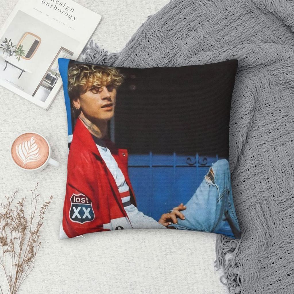Mgk Lost Americana Tour - Pillow Covers Merchandise Soft Cushion Cover Gift Pillow Case Cover Seater Multi Size