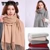 Women Scarf Women Shawl Scarf Cashmere Scarves Solid Lady Wraps Stoles Soft Female Scarf Pashmina
