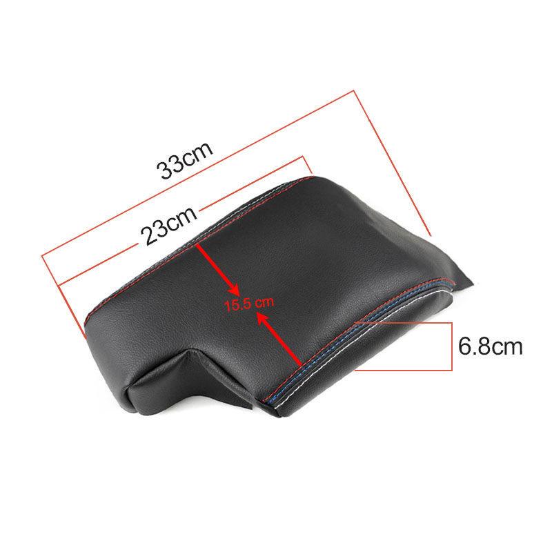 For BMW 3 Series E46 1998 1999 2000 2001 - 2005 Car Styling Microfiber Leather Center Control Armrest Box Cover Protection Trim