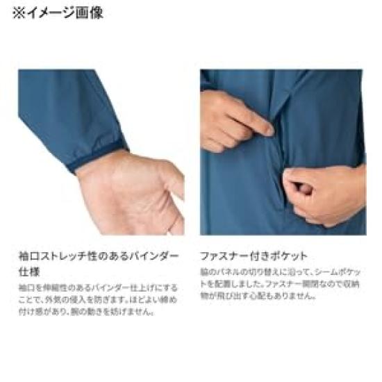 Толстовка с капюшоном SHIMANO Tech Inshore Blue L WJ-020W