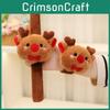 Plush Clap Christmas Ring Santa Claus Reindeer Cartoon Bracelet Party Decor Xmas