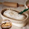 Oval Banneton for Home Baker Bread Proofing Basket Natural Rattan Dough Fermentation Basket Bread Baking Supplies Kitchen Gadget
