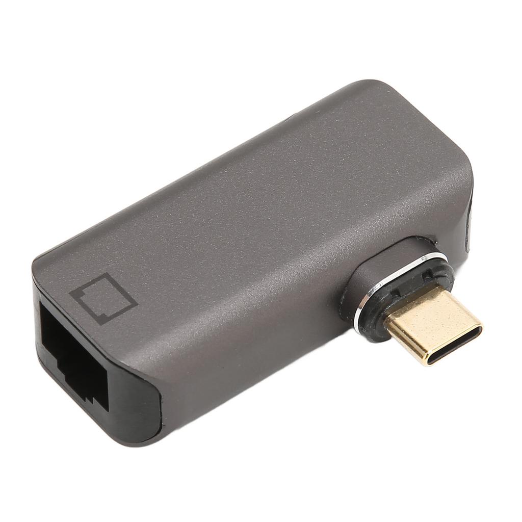 Магнитный адаптер RJ45 - Type C 24-контактный Полнофункциональный магнитный адаптер для мобильного телефона, ноутбука Type C