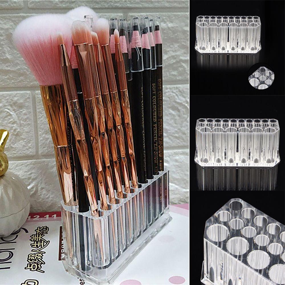 Holder Pencil Shelf Simple Cosmetic Organizer Makeup Brush Holder Display Stand Storage Box