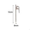 Tent Stakes Garden Stainless Steel Ground Anchors Heavy Duty Portable Tarp