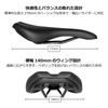 INTERMAX THE SADDLE V1 Bicycle for Road Cross and Customized for Relieving Butt Pain Saddle, Waterproof, Comfortable, Perforated, Bikes, Bikes, MTB,