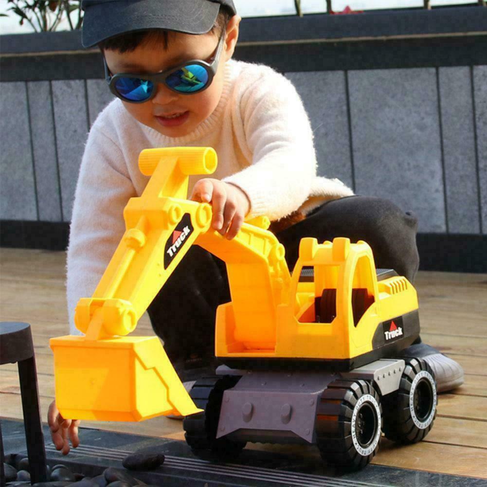 Durable Abs Plastic Engineering Construction Truck Excavator Digger Vehicle Car Toy