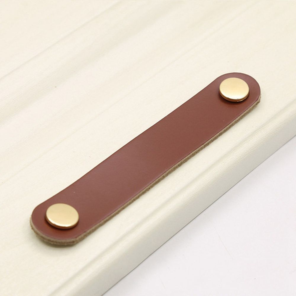 Кухонный шкаф Фурнитура для шкафа Мягкие ручки для ящиков Мебельные ручки Кожаные ручки Дверные ручки