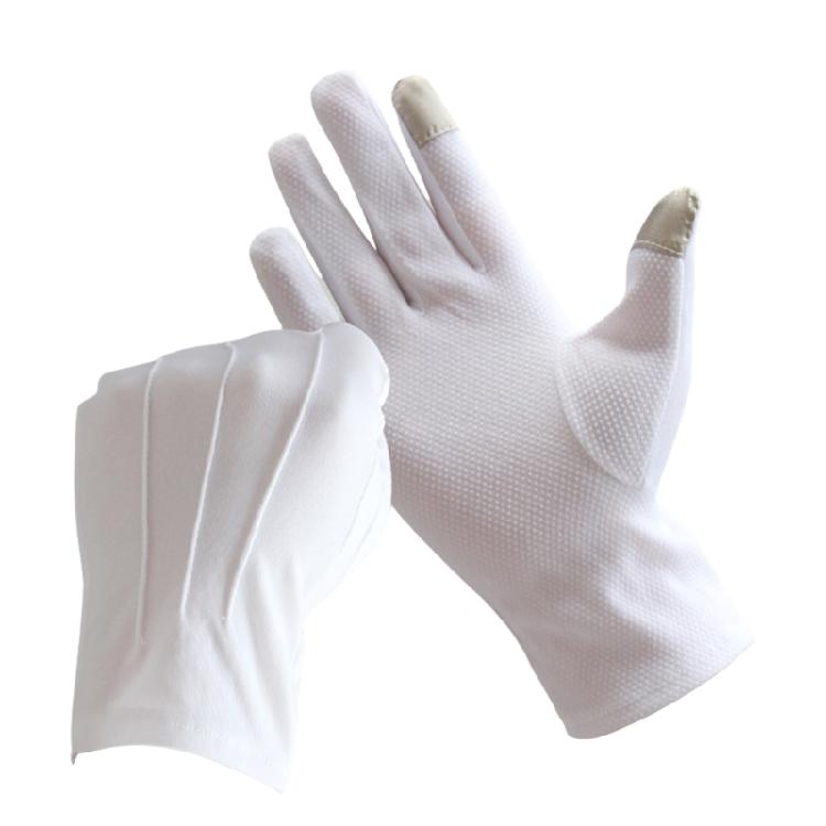 Antislip Gloves With Nonslip Dotted Parades Gloves Band Etiquette Gloves For Formal Event Men Women Unisex Daily