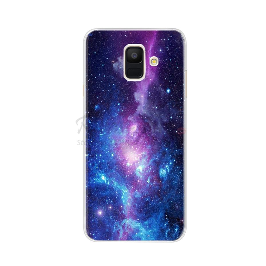 Для чехла Samsung A6 2018 Чехол A600F Мягкий Силикон ТПУ Задняя Крышка Чехол для Телефона Для Samsung Galaxy A6 Plus 2018 A605 A605F A 6 Чехол