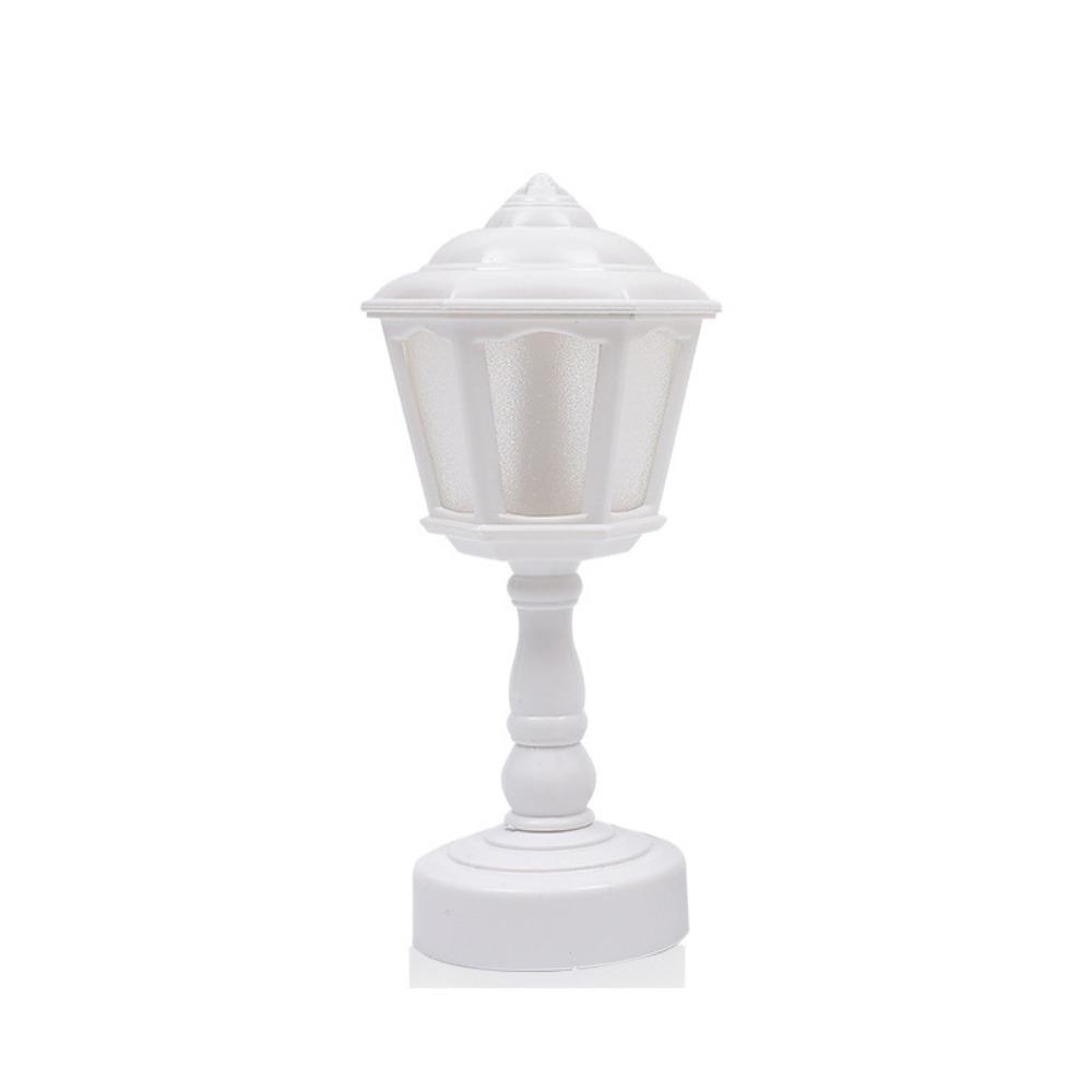 Dollhouse Miniature Flower Bud LED Table Lamps Simple Bedside Lamp Mini Night Light Home Decor