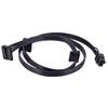 New For Corsair HXi Series PCI-E 6Pin Male 1 To 3 SATA 15P Female Power Supply Cable