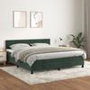 VidaXL Divan Bed and Mattress Dark Green 180x200cm Velvet - Model 3141380