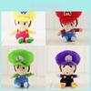 Premium Quality Super Mario Bros Baby Mario Luigi Plush Toy Stuffed Doll 6.7