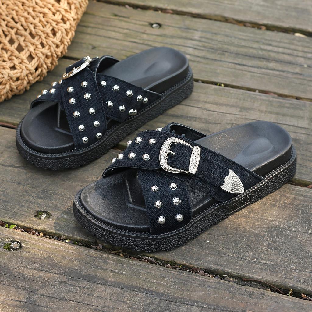 Летние новые модные пляжные сандалии с открытым носом, европейские и американские, большого размера, для женщин, кросс-платформенные