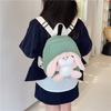 Очаровательный и стильный детский рюкзак для малышей из детского сада, с куклой в форме школьной сумки и сумкой в форме кролика
