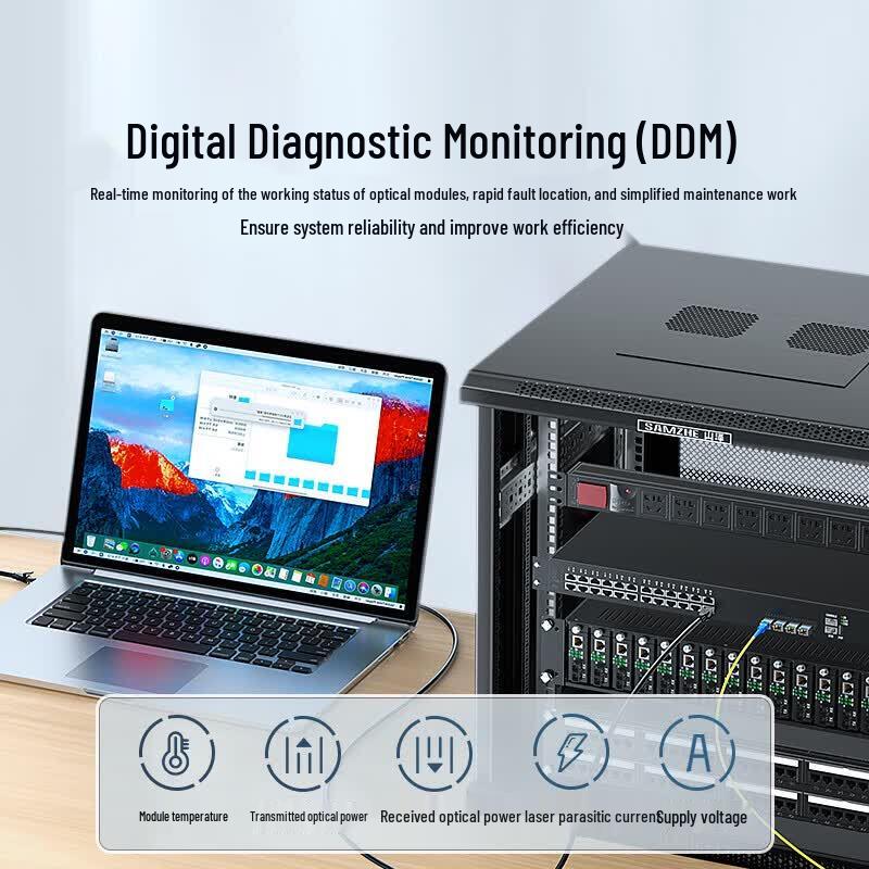 SAMZHE 1.25G Gigabit SFP SC Optical Transceiver Pair